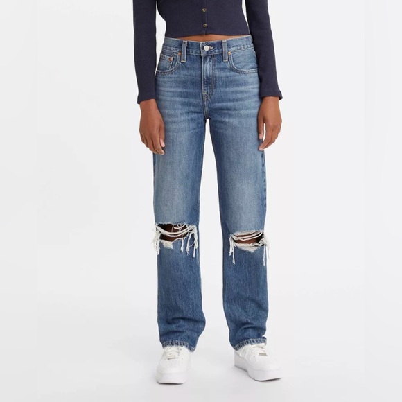 BARELY WORN LEVIS Low Pro Straight Jeans - Picture 4 of 4